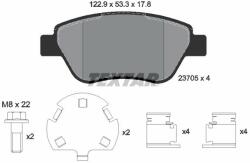 TEXTAR set placute frana, frana disc TEXTAR Q+ 2370507 (2370507)