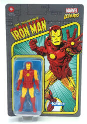 Hasbro Marvel Legends Retro 375 Kollekció Iron Man Figura 9cm (F2656)
