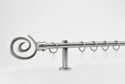  16 mm Ø Houston karnis szett, 1 soros, nikkel-matt, block tartóval (160 cm)