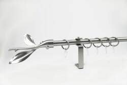 16 mm Ø Dallas karnis szett, 1 soros, nikkel-matt, lapostartóval (300 cm)