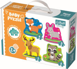 TREFL Baby Puzzle Trefl Primo Baby Progressive Animalele