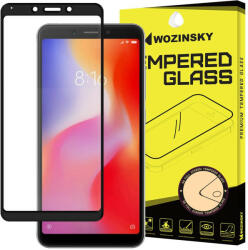 Wozinsky Xiaomi Redmi 6A 5D Full Glue teljes kijelzős edzett üvegfólia (tempered glass) 9H keménységű, tokbarát, fekete