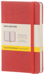 Moleskine Notesz Kemény Korall Narancs "P" Méret Kockás (7490132005)