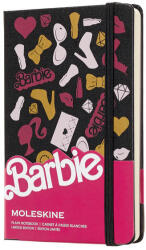 Moleskine Notesz Barbie Kiegészítők Kemény Fekete "P" Sima (7490179002)