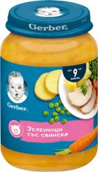 Gerber пюре зеленчуци със свинско - 190 г