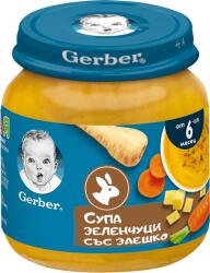 Gerber пюре супа зеленчуци със заешко - 125 г