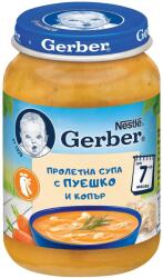 Gerber пюре пролетна супа с пуешко и копър - 190 г
