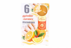 Tea lights Ginger orange 6 pcs