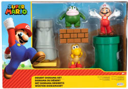 JAKKS Pacific Mario Nintendo - Set Diorama Desert Cu Figurina 6 Cm - Jakks Pacific (406174)