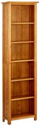 vidaXL Bibliotecă cu 6 rafturi, 52x22x180 cm, lemn masiv de stejar (331742) Biblioteca