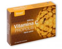 Bioeel Vitamina c 600 mg cu propolis 30cpr BIOEEL
