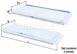 MAHLE Filtru, aer habitaclu MAHLE LA 483/S (LA 483/S)