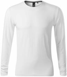 MALFINI Tricou cu mânecă lungă pentru bărbați Brave - Albă | XL (1550016)