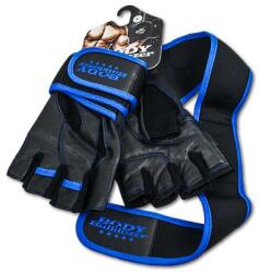 BodyBulldozer Edzőkesztyű IRON fekete-kék - BodyBulldozer