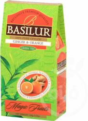 BASILUR Magic Fruits gyömbér-narancs szálas zöld tea 100 g