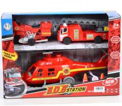 Magic Toys Tűzoltósági járműszett (MKL067361)