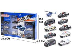 Magic Toys Rendőrségi kisautók 10db-os szett (MKL384080)