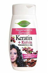 Bione Cosmetics Regeneráló sampon keratin + kofein 260 ml