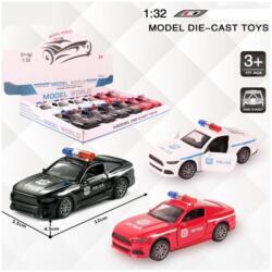 Magic Toys Hátrahúzható rendőrségi Ford Mustang 1/32 többféle (MKM481747)