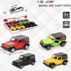 Magic Toys Hátrahúzható Jeep Wrangler 1:32 többféle (MKM480028)