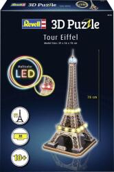 Revell Puzzle 3D Revell - turnul Eiffel cu iluminare LED (00150)