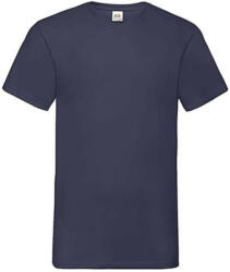 Fruit of the Loom Férfi póló Rövid ujjú Fruit of the Loom Valueweight V-Neck-Tee - S, Sötétkék (navy)