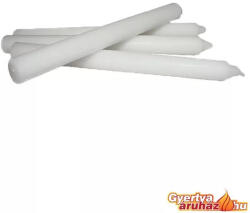 Gyertya Áruház Taper candle white 12,5 dkg 4 pcs