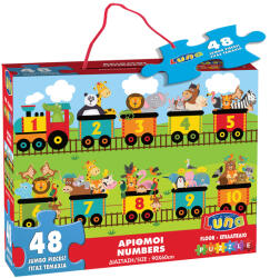 Diakakis Vonat számokkal óriás padló puzzle 48 db-os (621472)