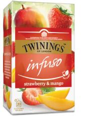 TWININGS Infuso mangó és eper ízesítésű herbatea 20 filter 40 g