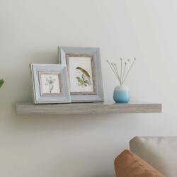 vidaXL Raft de perete suspendat, gri beton, 60x23, 5x3, 8 cm, MDF (326597) Raft