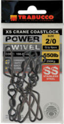 Trabucco ss x-strong crane w/coastlock snap 8db 01 forgókapocs (100-86-010) - sneci