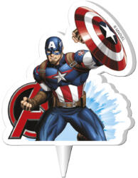 Dekora Lumânare aniversară - Captain America 7, 5 cm