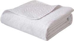  MOXIE bársonyos steppelt ágytakaró Szín: Fehér, Méret: 240x220