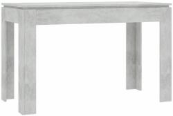  Masă de bucătărie, gri beton, 120 x 60 x 76 cm, PAL (800760)