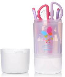 Kidsme Бебешки комплект за път с контейнер за храна Kidsme, лавандула, 6м+ (9904) - baby