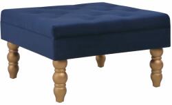 vidaXL Taburet, bleumarin, 60x60x36 cm, catifea (329928)