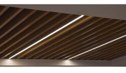 ATENA SPA Tavan suspendat metalic tip lamele Baffle 30 H64 otel 0.5 alb (ATE-DBA3064C5BIC)