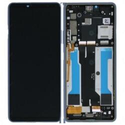 A5034094A Gyári Sony Xperia 10 III kék LCD kijelző érintővel kerettel előlap (A5034094A)