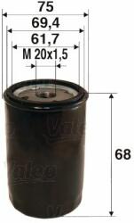 VALEO Filtru ulei VALEO 586051 (586051) - automobilus