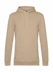 B&C Collection Férfi kapucnis hosszú ujjú pulóver B and C #Hoodie French Terry L, Sivatag
