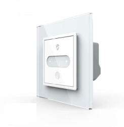 Livolo Intrerupator tactil Livolo WiFi, Zigbee, cap scara cruce, dimabil, intensitate lumina ajustabila (VL-FC1SDZ-2WP-SR)