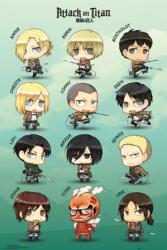 GB eye Poster maxi GB eye Animation: Attack on Titan - Chibi Characters (FP3749)