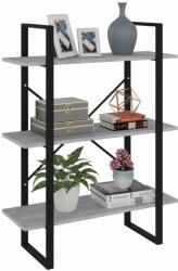 vidaXL Bibliotecă, gri beton, 80x30x105 cm, PAL (806531) Biblioteca