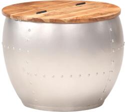 vidaXL Măsuță de cafea, 53 x 43 cm, lemn masiv de acacia (287485) Masa de cafea