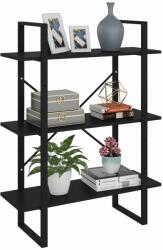 vidaXL Bibliotecă, negru, 80x30x105 cm, PAL (806528) Biblioteca
