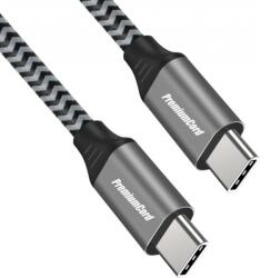 Cablu USB 2.0-C la USB type C 5A/100W T-T brodat 2m, ku31cw2 (KU31CW2)