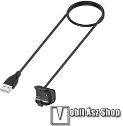  Okosóra USB töltő - FEKETE - 1m - SAMSUNG Galaxy Fit 2 (SM-R220) - mobilasz - 2 999 Ft