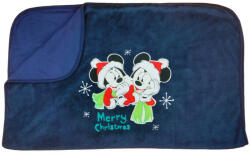 Andrea Kft Disney Mickey és Minnie pamut-wellsoft takaró Karácsony (70x90)