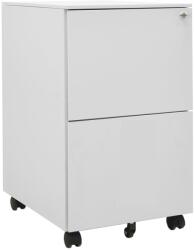 vidaXL Dulap dosare mobil, gri deschis, 39x45x67 cm, oțel (335975) Dulap arhivare
