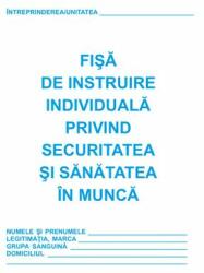 Dacline Fișă individuală de instructaj în domeniul situațiilor de urgență (DIB500FIIDSUC)